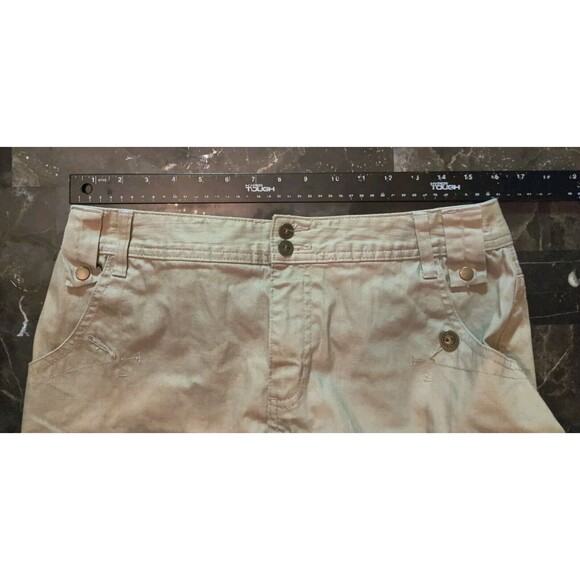 Christopher & Banks Khaki Beige Cotton Maxi Skirt Stretch Long Modest Women Sz 8 - Picture 10 of 10